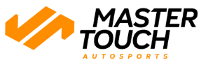 Logo of McLaren Autosports features an orange stylized "M" design above the black text "McLaren" in a bold font, and "Autosports" in a smaller, orange uppercase font below. The design conveys a sleek and dynamic aesthetic.